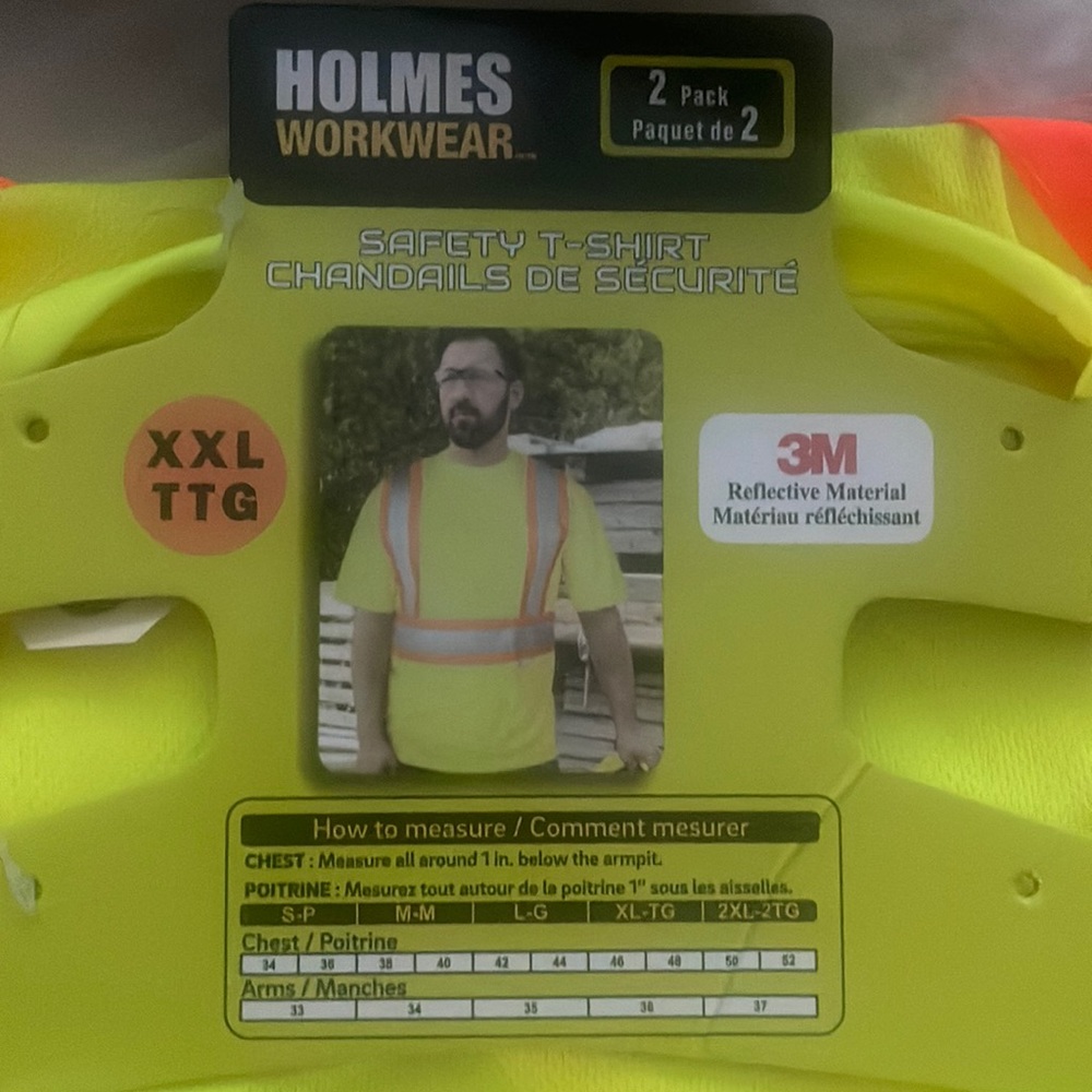 Holmes Workwear Hi-Vis Safety Shirt